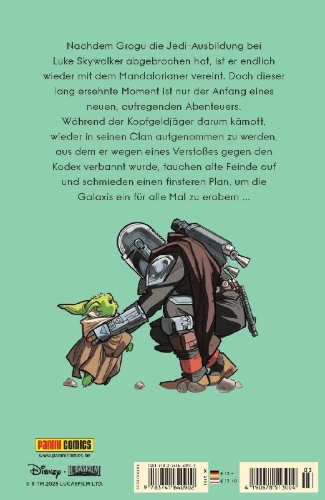 Buchcover und Innenansicht für das Buch: Star Wars: The Mandalorian - The Graphic Novel of Season 3