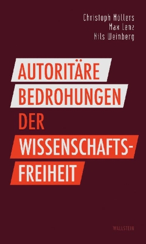 Buchcover und Innenansicht für das Buch: Autoritäre Bedrohungen der Wissenschaftsfreiheit