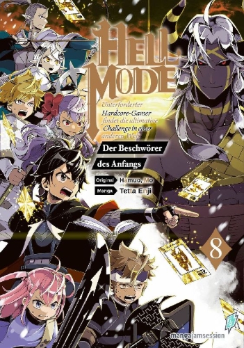 Buchcover und Innenansicht für das Buch: Hell Mode 8