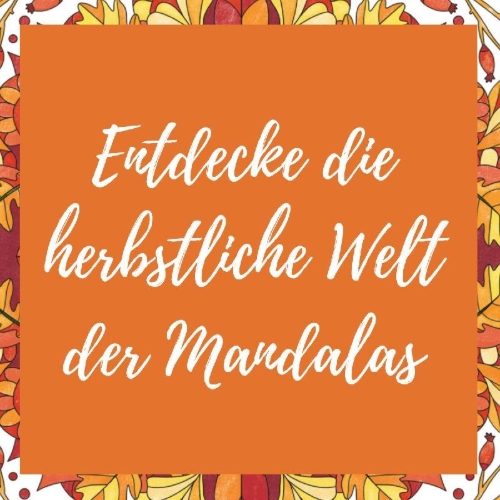Buchcover und Innenansicht für das Buch: Mandala-Reise Herbst