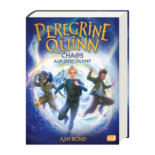 Buchcover und Innenansicht für das Buch: Peregrine Quinn and the Cosmic Realm