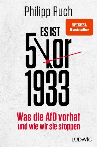 Buchcover und Innenansicht für das Buch: Es ist 5 vor 1933