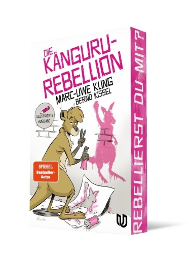 Buchcover und Innenansicht für das Buch: Die Känguru-Rebellion