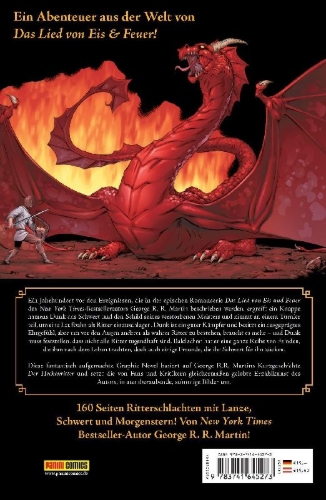 Buchcover und Innenansicht für das Buch: George R. R. Martin's The Hedge Knight TPB