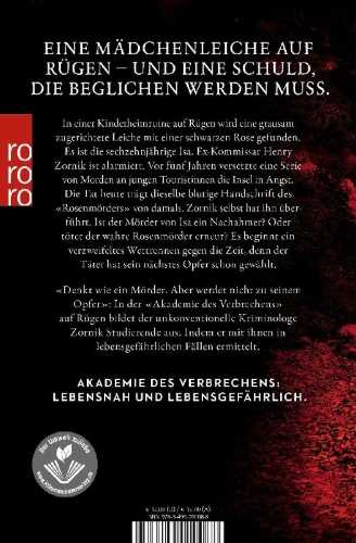 Buchcover und Innenansicht für das Buch: Todesklinge