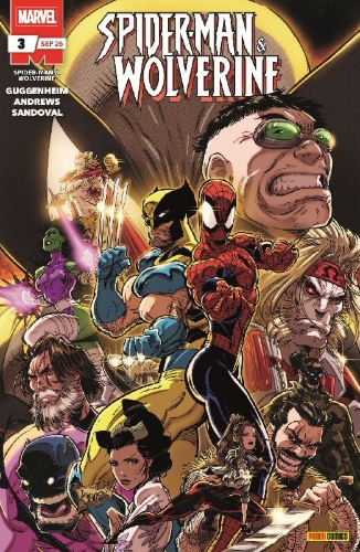 Buchcover und Innenansicht für das Buch: Spider-Man & Wolverine (2025) #7-#10