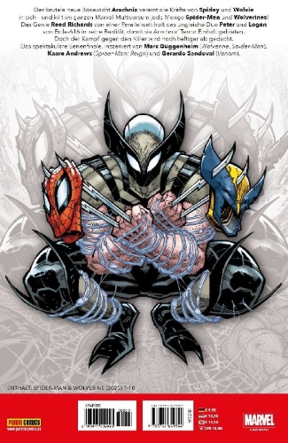 Buchcover und Innenansicht für das Buch: Spider-Man & Wolverine (2025) #7-#10