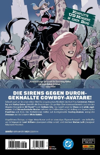 Buchcover und Innenansicht für das Buch: Gotham City Sirens #1-#4