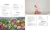 Buchcover und Innenansicht für das Buch: Yoga für einen flachen Bauch