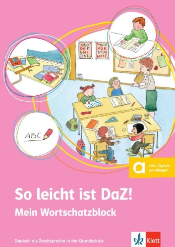 Buchcover und Innenansicht für das Buch: So leicht ist DaZ! - Mein Wortschatzblock
