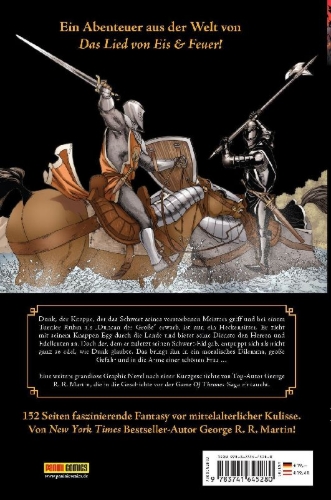 Buchcover und Innenansicht für das Buch: George R. R. Martin's The Hedge Knight Sworn Sword TPB