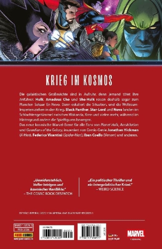 Buchcover und Innenansicht für das Buch: Imperial (2025) #1-#3; Imperial War: Black Panther (2025) #1