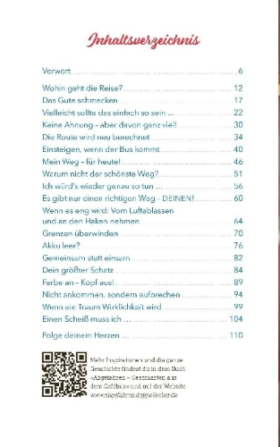 Buchcover und Innenansicht für das Buch: Auftanken