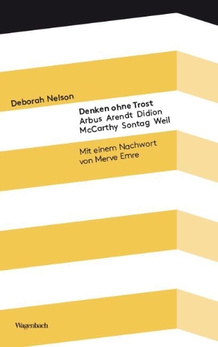 Buchcover und Innenansicht für das Buch: Denken ohne Trost