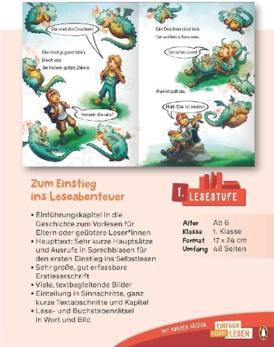 Buchcover und Innenansicht für das Buch: Endlich ein Einhorn!