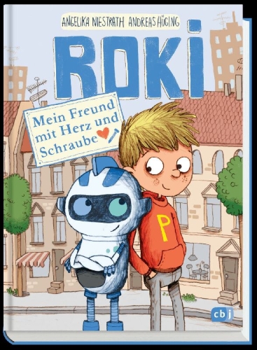 Buchcover und Innenansicht für das Buch: ROKI - Mein Freund mit Herz und Schraube