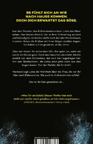 Buchcover und Innenansicht für das Buch: Das Krähenzimmer