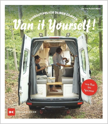 Buchcover und Innenansicht für das Buch: Van it Yourself!