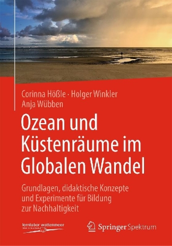 Buchcover und Innenansicht für das Buch: Ozean und Küstenräume im Globalen Wandel