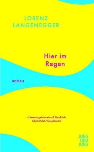 Buchcover und Innenansicht für das Buch: Hier im Regen