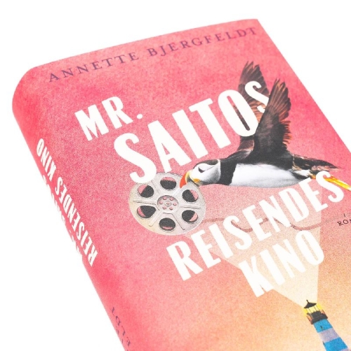 Buchcover und Innenansicht für das Buch: Mr. Saitos Rejsebiograf