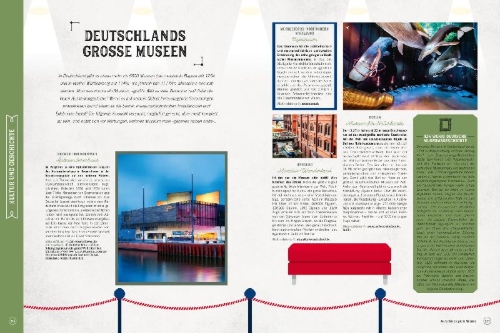 Buchcover und Innenansicht für das Buch: DuMont Bildband Atlas der Reiselust Deutschland
