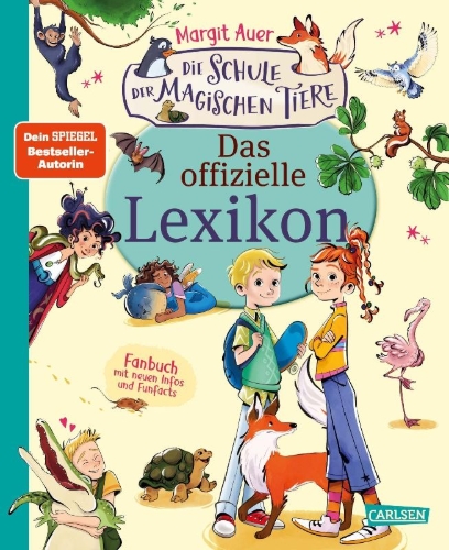 Buchcover und Innenansicht für das Buch: Die Schule der magischen Tiere - Das offizielle Lexikon