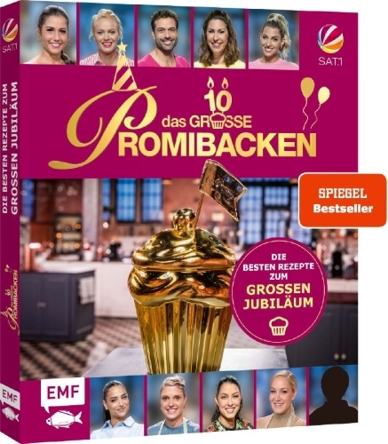 Buchcover und Innenansicht für das Buch: Das große Promibacken