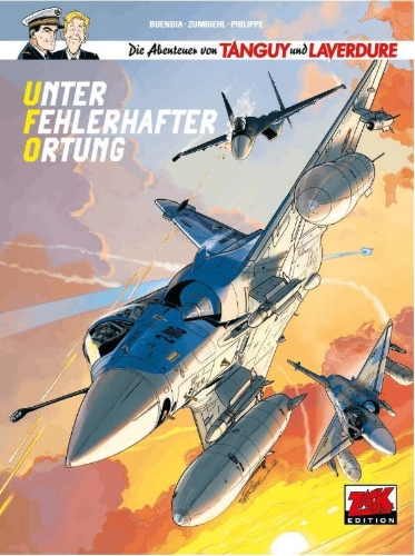 Buchcover und Innenansicht für das Buch: Die Abenteuer von Tanguy & Laverdure Bd. 28