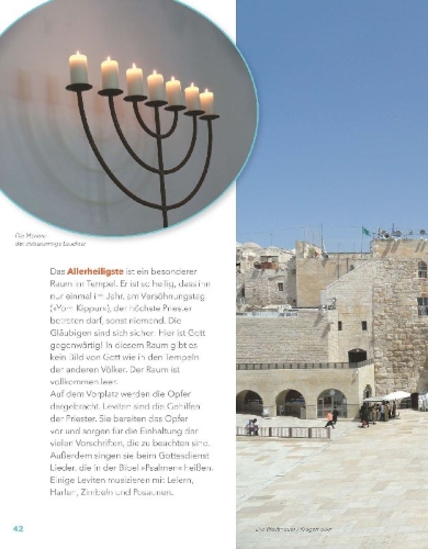 Buchcover und Innenansicht für das Buch: Alltag zur Zeit Jesu