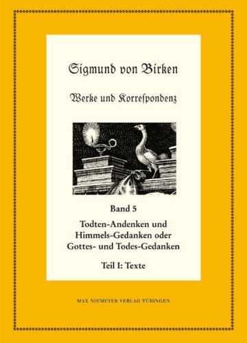 Buchcover und Innenansicht für das Buch: Todten-Andenken und Himmels-Gedanken