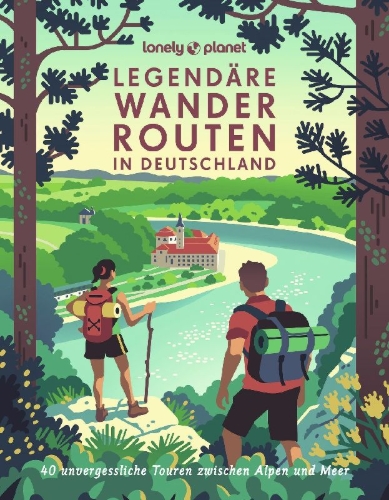 Buchcover und Innenansicht für das Buch: LONELY PLANET Bildband Legendäre Wanderrouten in Deutschland