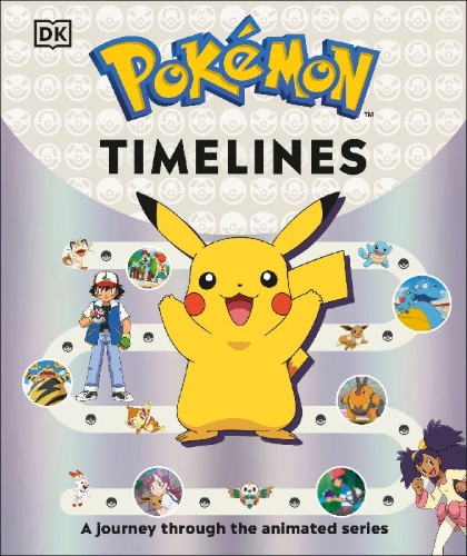 Buchcover und Innenansicht für das Buch: Pokémon Timelines