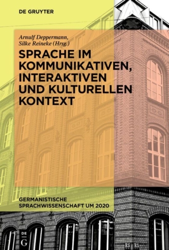 Buchcover und Innenansicht für das Buch: Sprache im kommunikativen, interaktiven und kulturellen Kontext