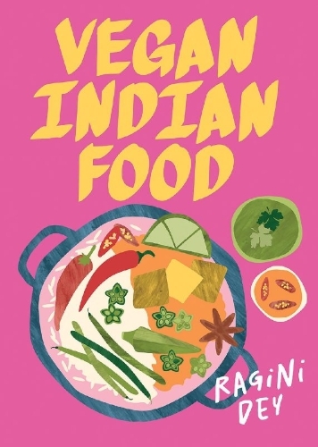 Buchcover und Innenansicht für das Buch: Vegan Indian Food