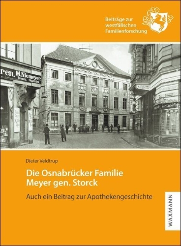 Buchcover und Innenansicht für das Buch: Die Osnabrücker Familie Meyer gen. Storck