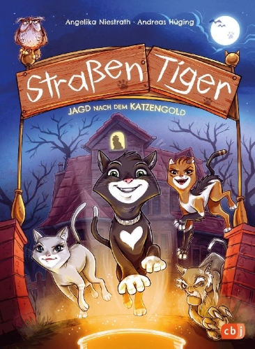 Buchcover und Innenansicht für das Buch: Straßentiger - Jagd nach dem Katzengold