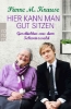 Buchcover und Innenansicht für das Buch: Hier kann man gut sitzen