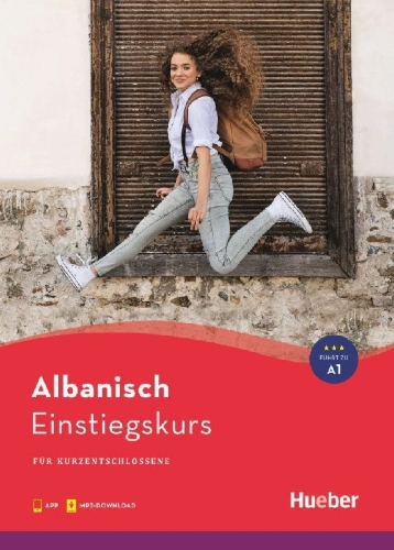 Buchcover und Innenansicht für das Buch: Einstiegskurs Albanisch. Buch mit Audios online