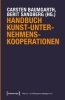Buchcover und Innenansicht für das Buch: Handbuch Kunst-Unternehmens-Kooperationen