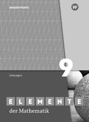 Buchcover und Innenansicht für das Buch: Elemente der Mathematik SI 9. Lösungen. G9. Für Nordrhein-Westfalen