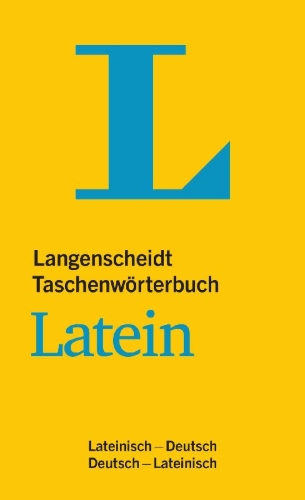 Buchcover und Innenansicht für das Buch: Langenscheidt Taschenwörterbuch Latein