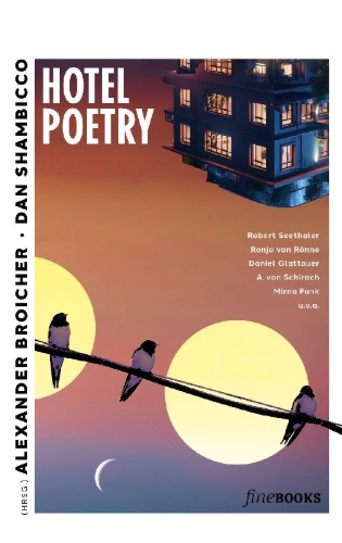 Buchcover und Innenansicht für das Buch: Hotel Poetry