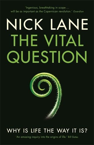 Buchcover und Innenansicht für das Buch: The Vital Question