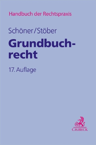 Buchcover und Innenansicht für das Buch: Grundbuchrecht