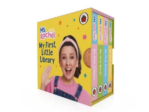 Buchcover und Innenansicht für das Buch: Ms Rachel: My First Little Library