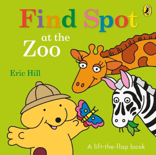 Buchcover und Innenansicht für das Buch: Find Spot at the Zoo