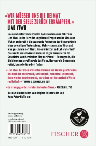 Buchcover und Innenansicht für das Buch: Dang Wuhan bingdu lailin. When the Wuhan Virus comes