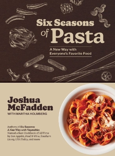 Buchcover und Innenansicht für das Buch: Six Seasons of Pasta