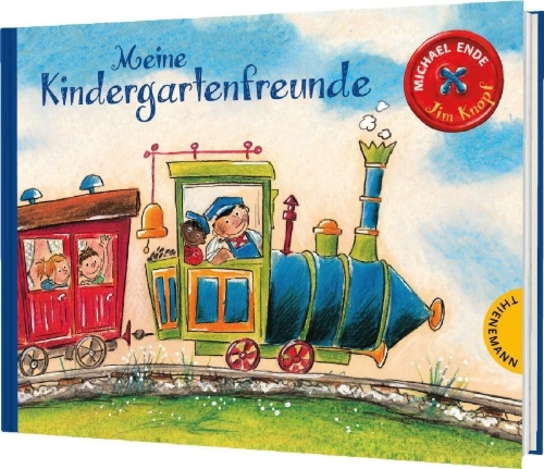 Buchcover und Innenansicht für das Buch: Jim Knopf: Meine Kindergartenfreunde